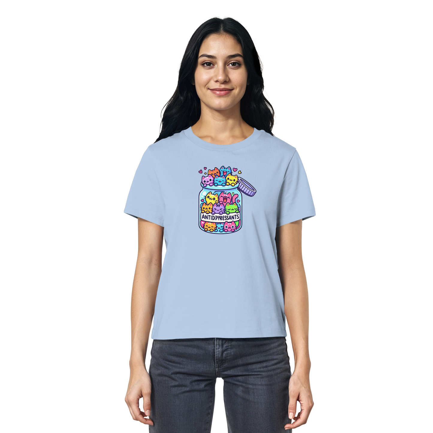 Cats in Jar - Ladies Organic Shirt