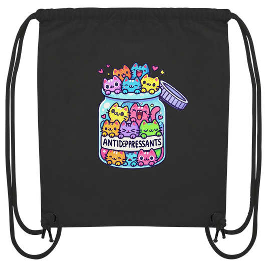 Katzen im Glas - Organic Gym-Bag