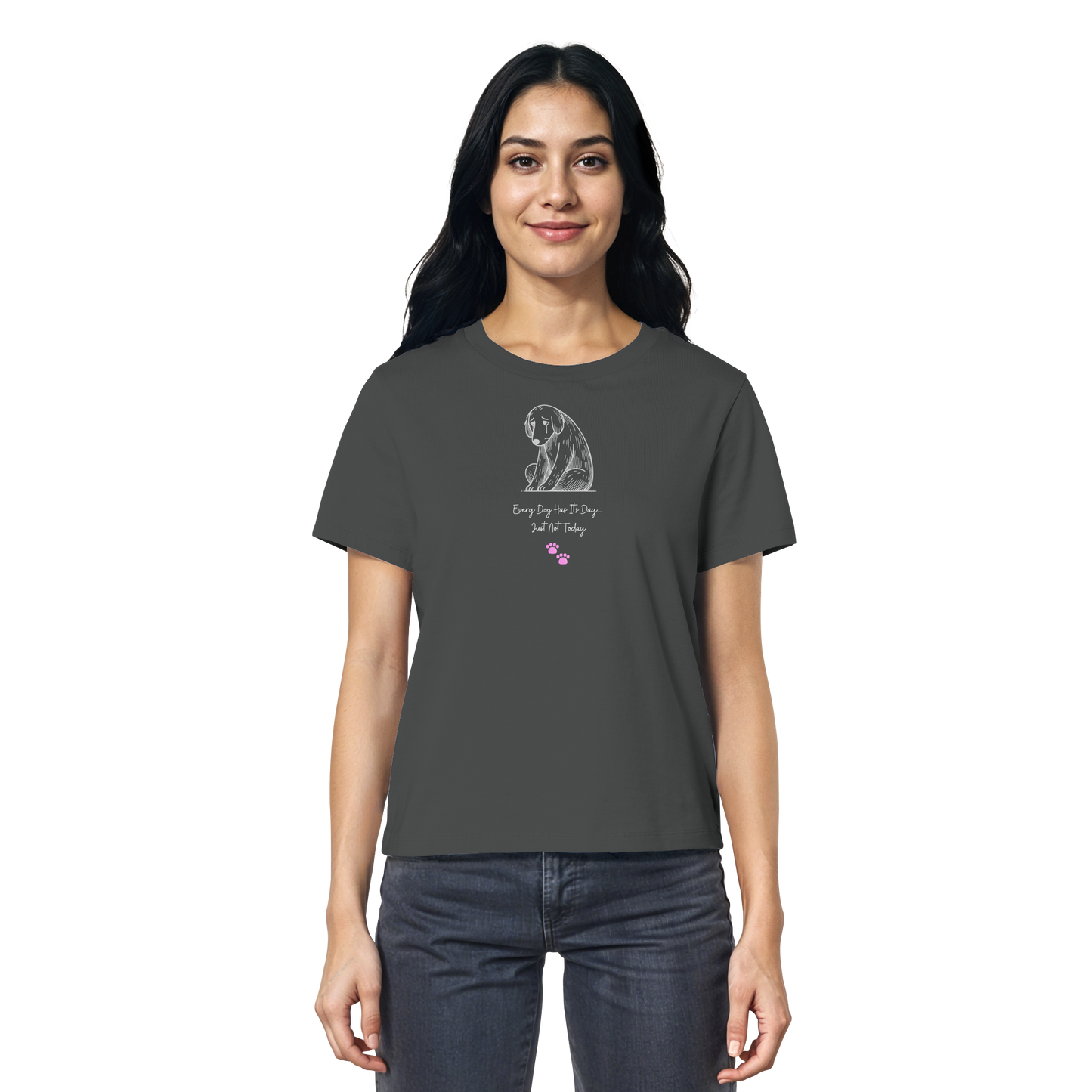 Hund depression - Ladies Organic Shirt