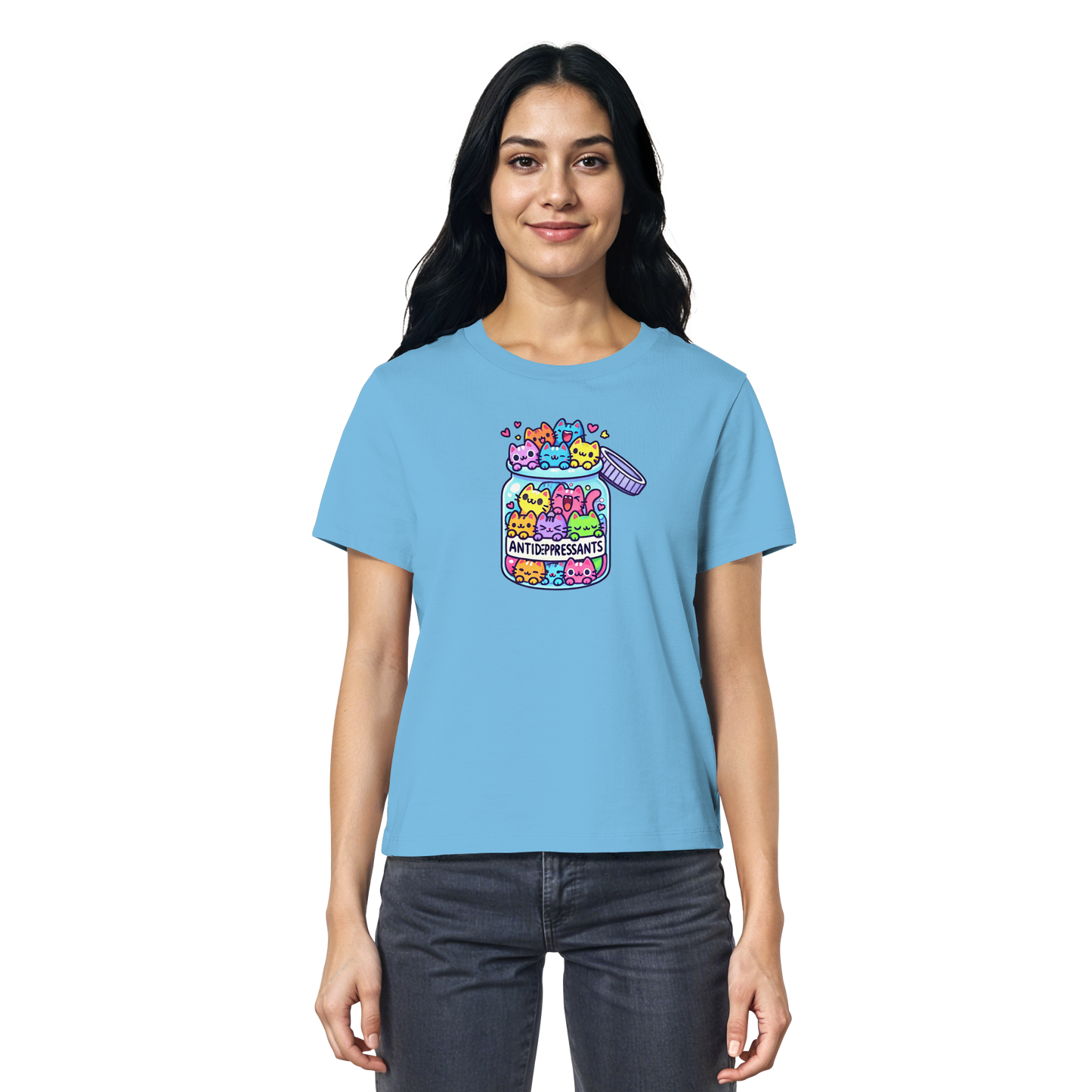 Cats in Jar - Ladies Organic Shirt