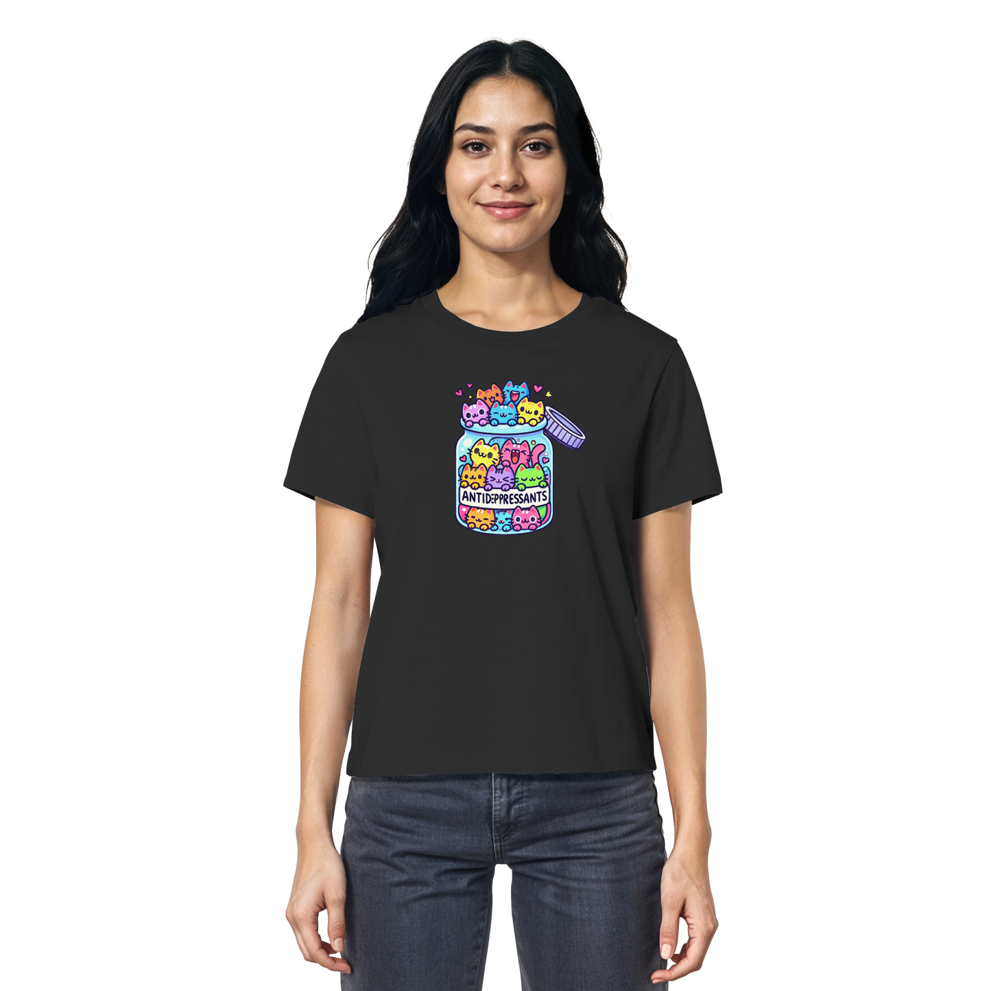 Cats in Jar - Ladies Organic Shirt