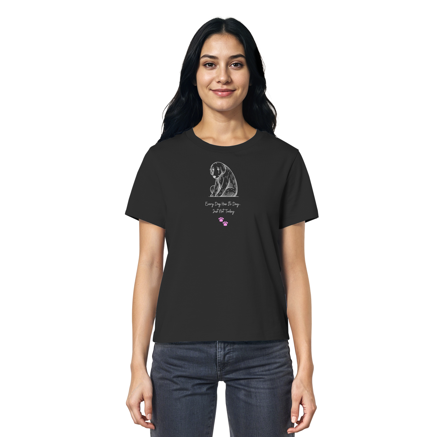 Hund depression - Ladies Organic Shirt