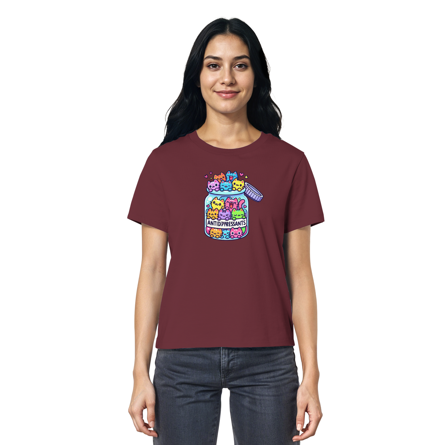 Cats in Jar - Ladies Organic Shirt