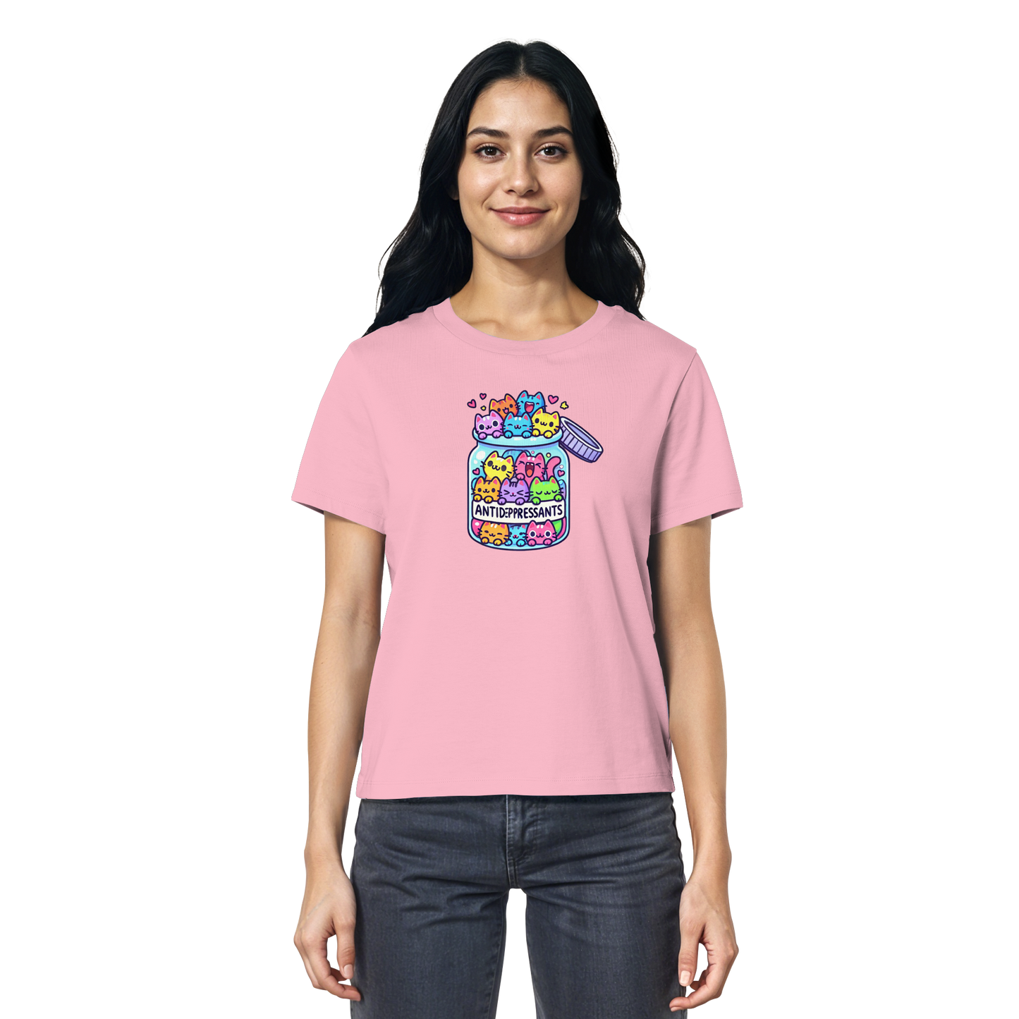 Cats in Jar - Ladies Organic Shirt