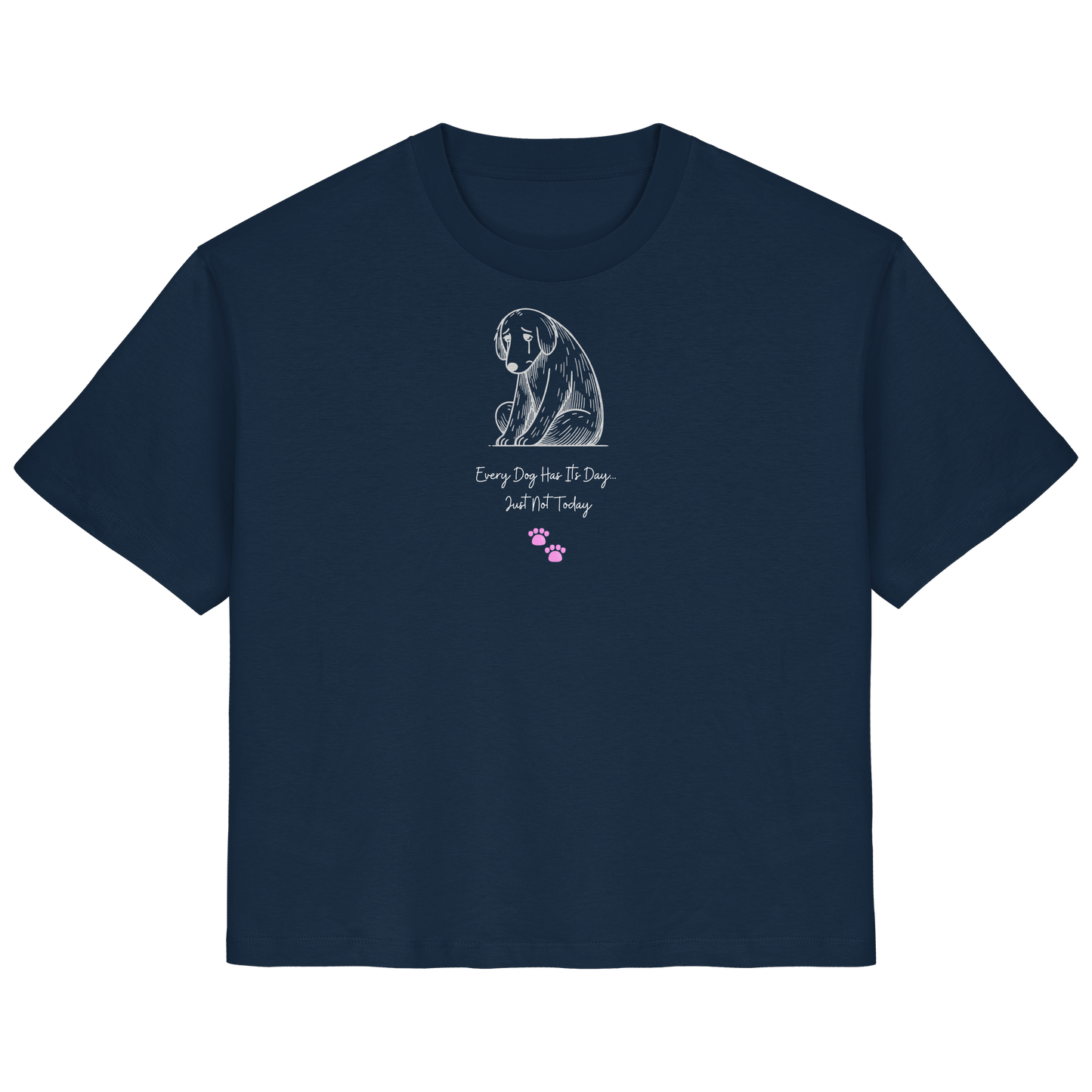 Hund depression - Ladies Organic Shirt