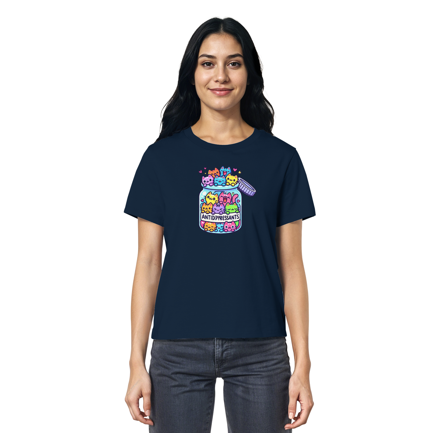 Cats in Jar - Ladies Organic Shirt
