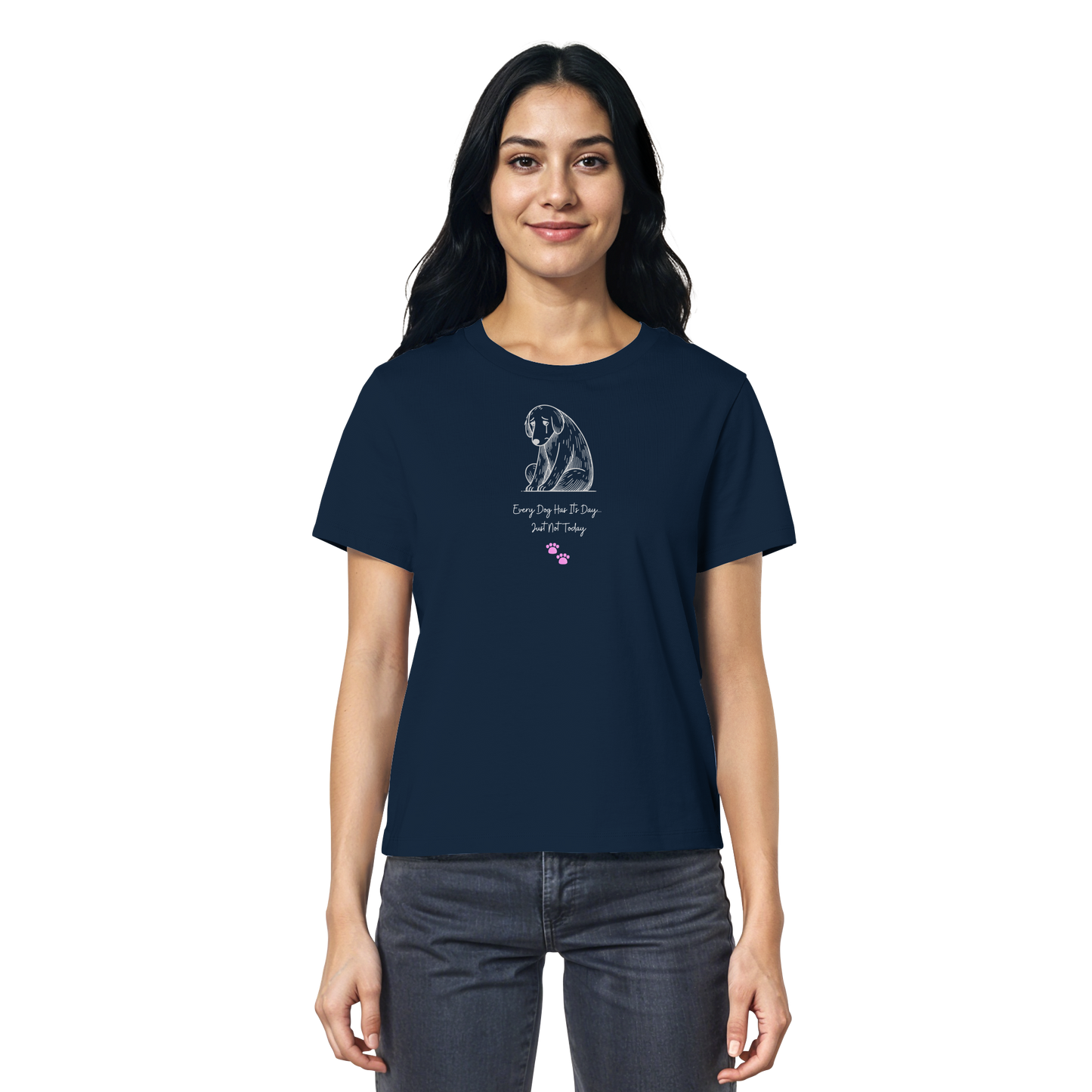 Hund depression - Ladies Organic Shirt