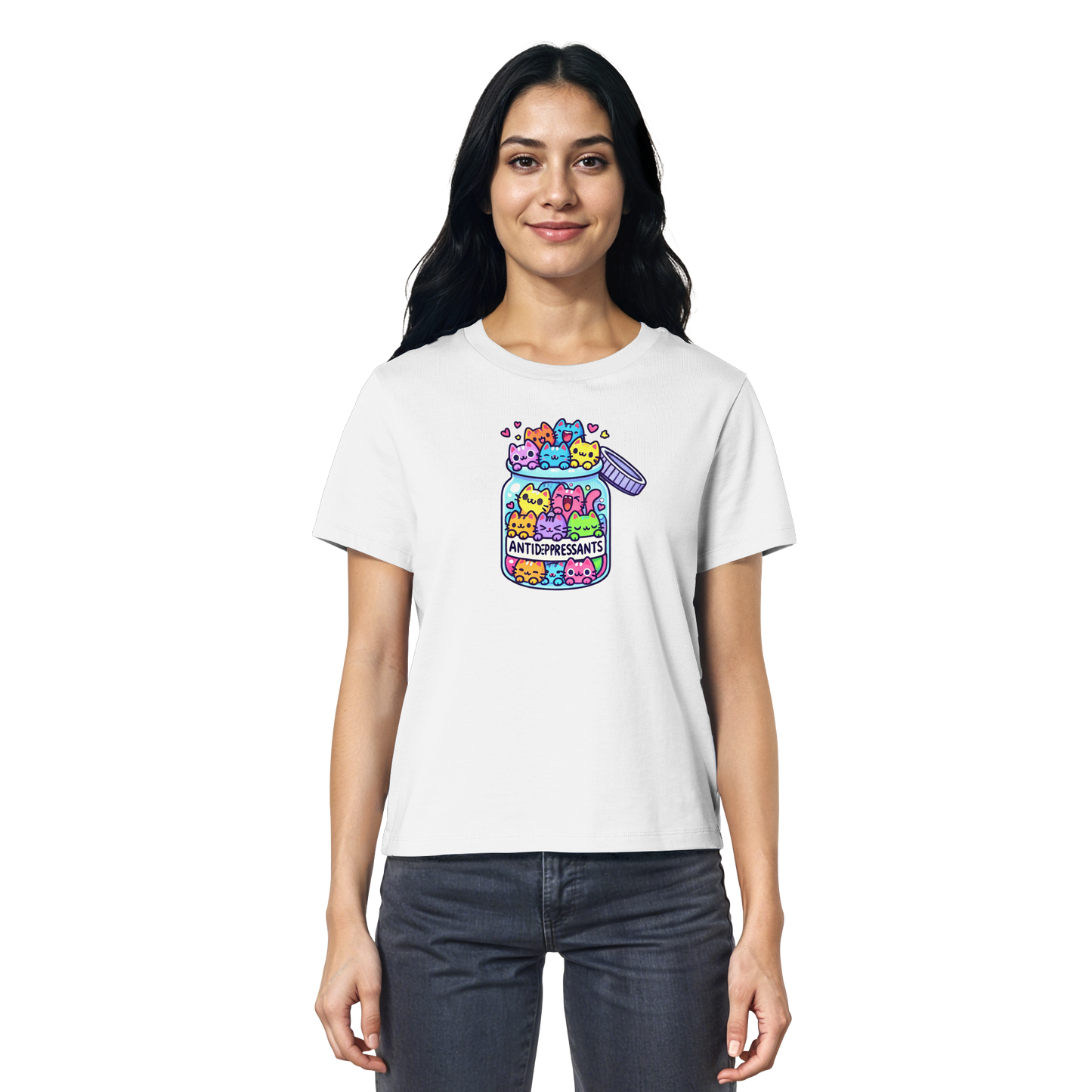 Cats in Jar - Ladies Organic Shirt