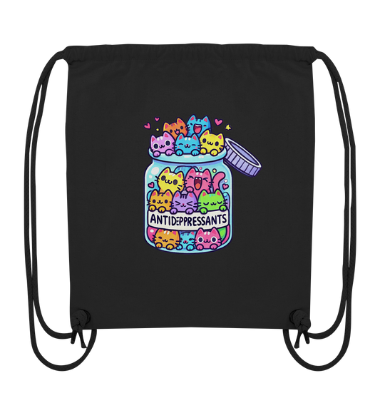 Katzen im Glas - Organic Gym-Bag