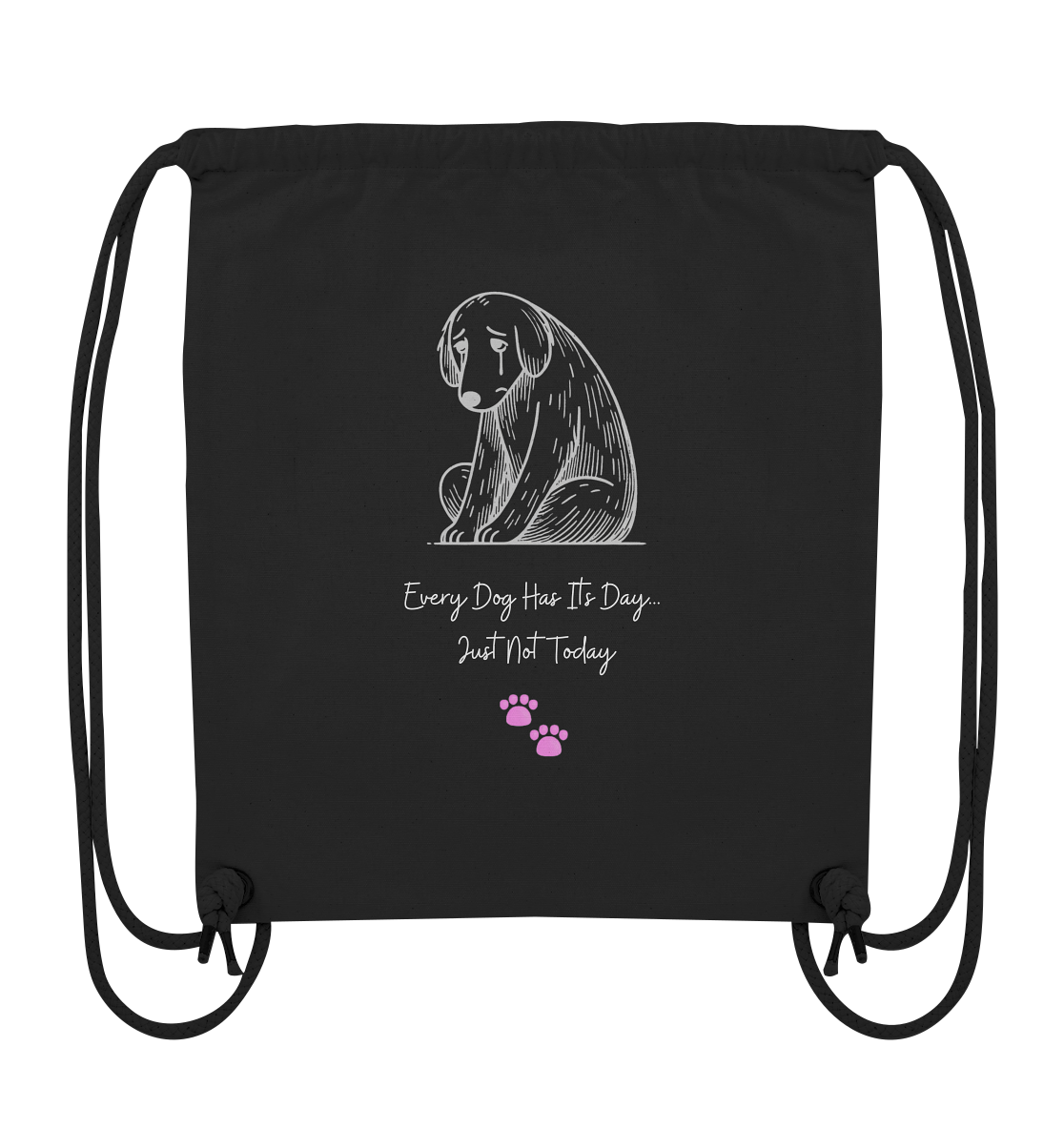 Hund depression - Organic Gym-Bag
