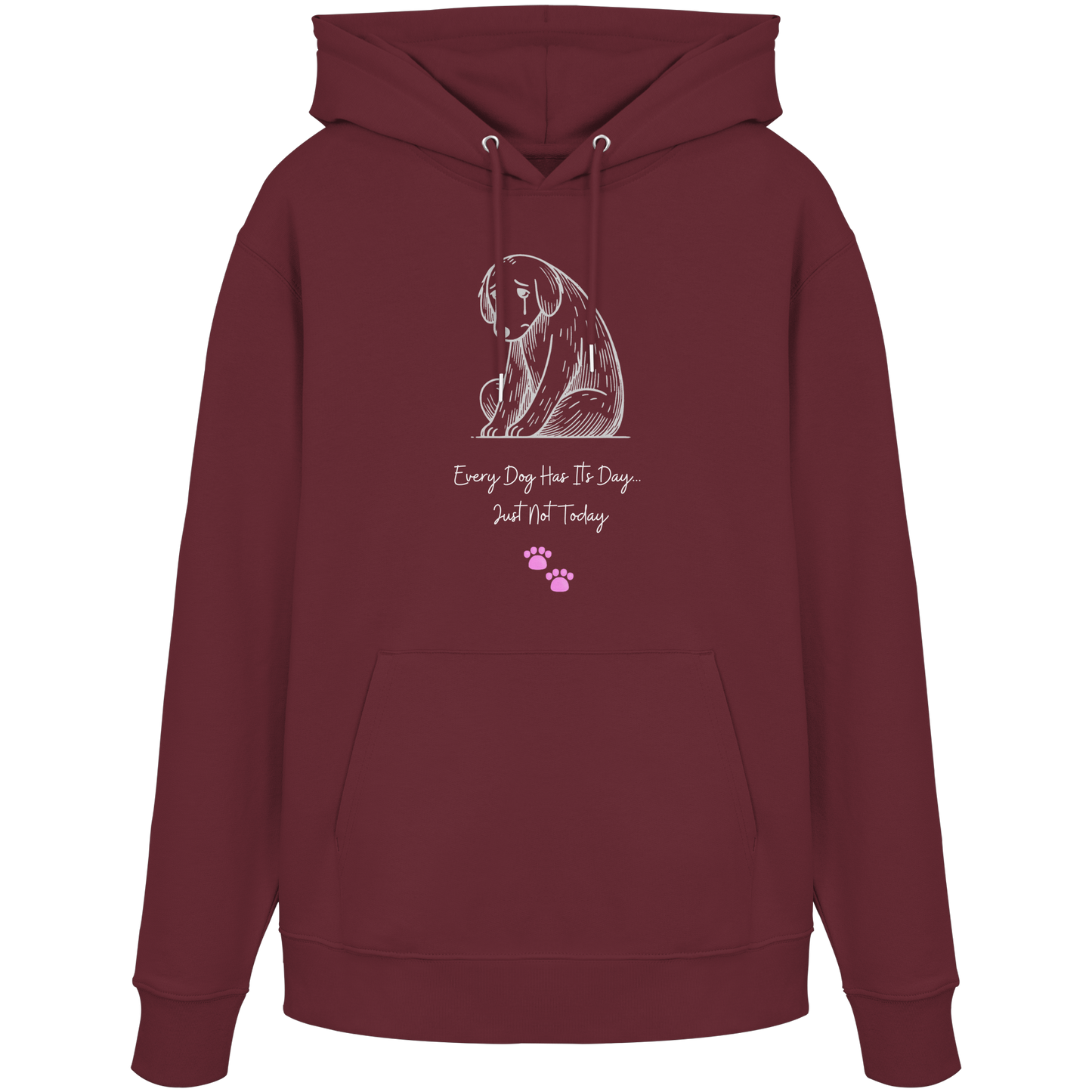 Hund depression - Organic Hoodie