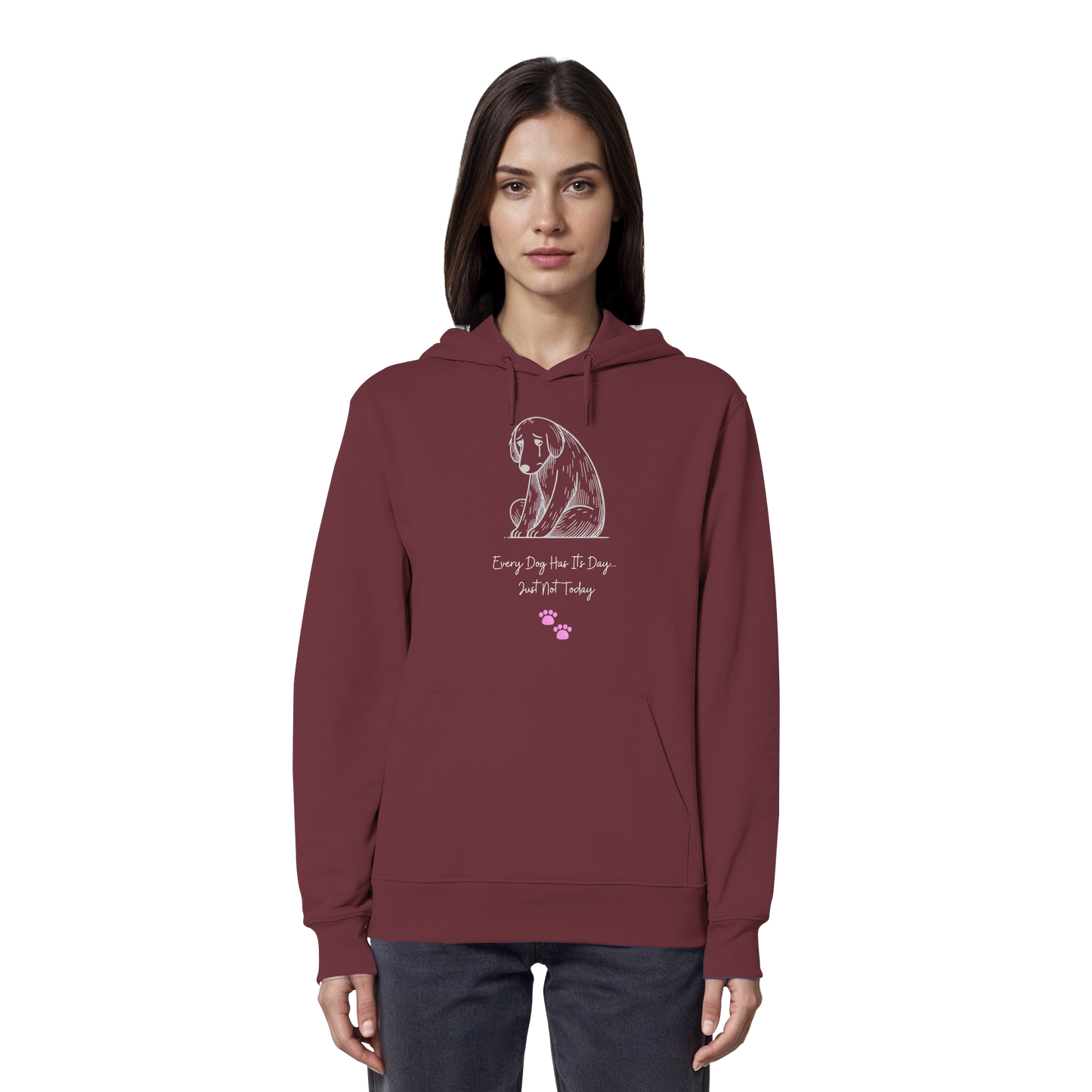 Hund depression - Organic Hoodie