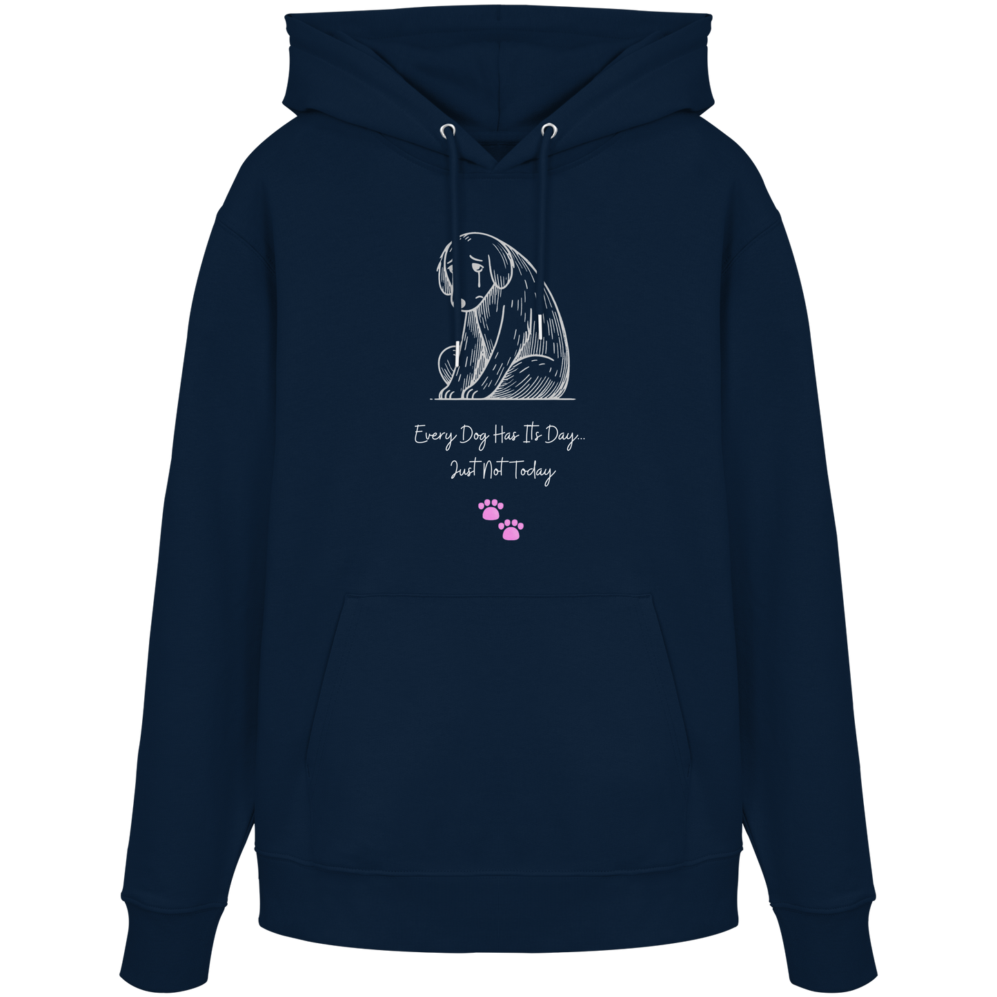 Hund depression - Organic Hoodie