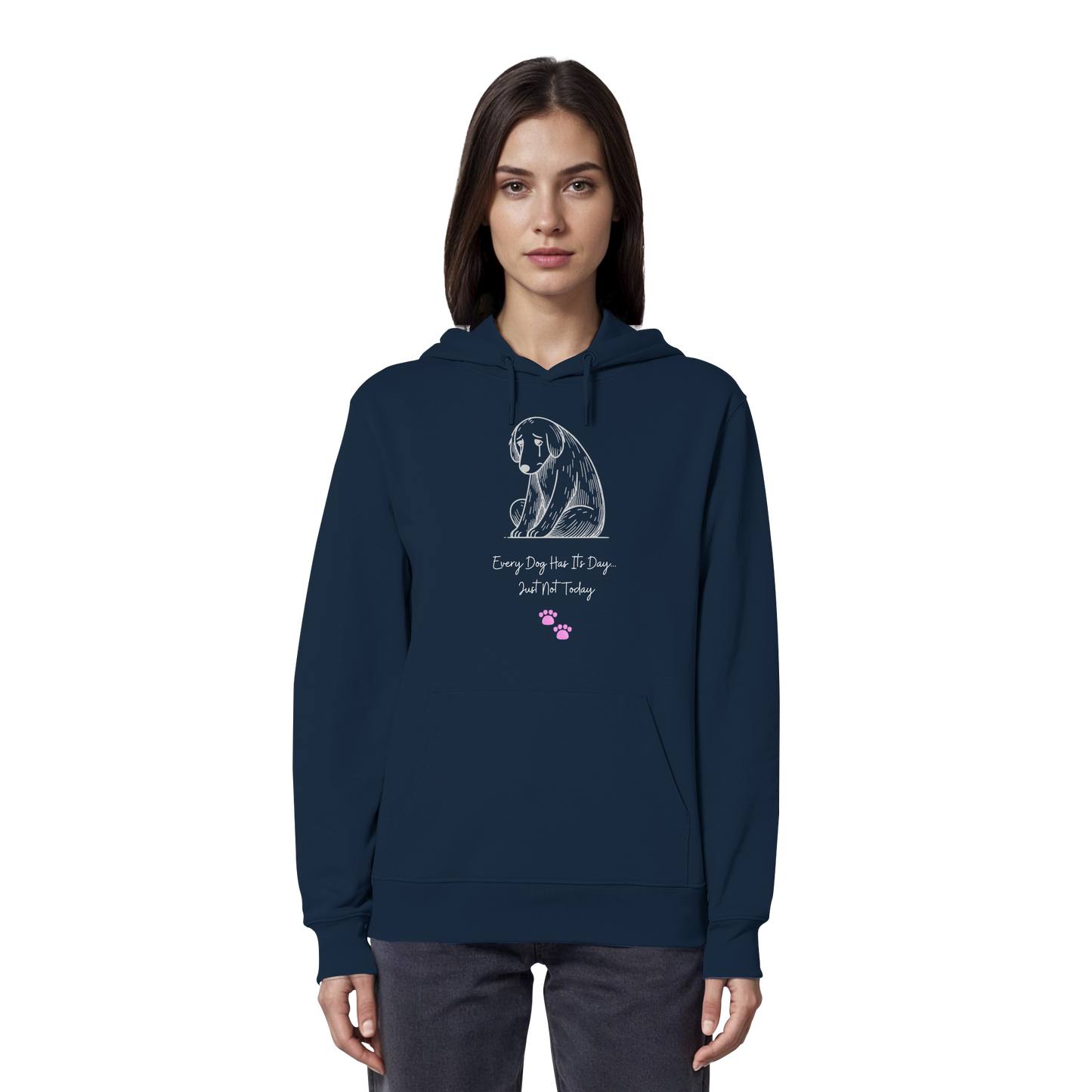 Hund depression - Organic Hoodie