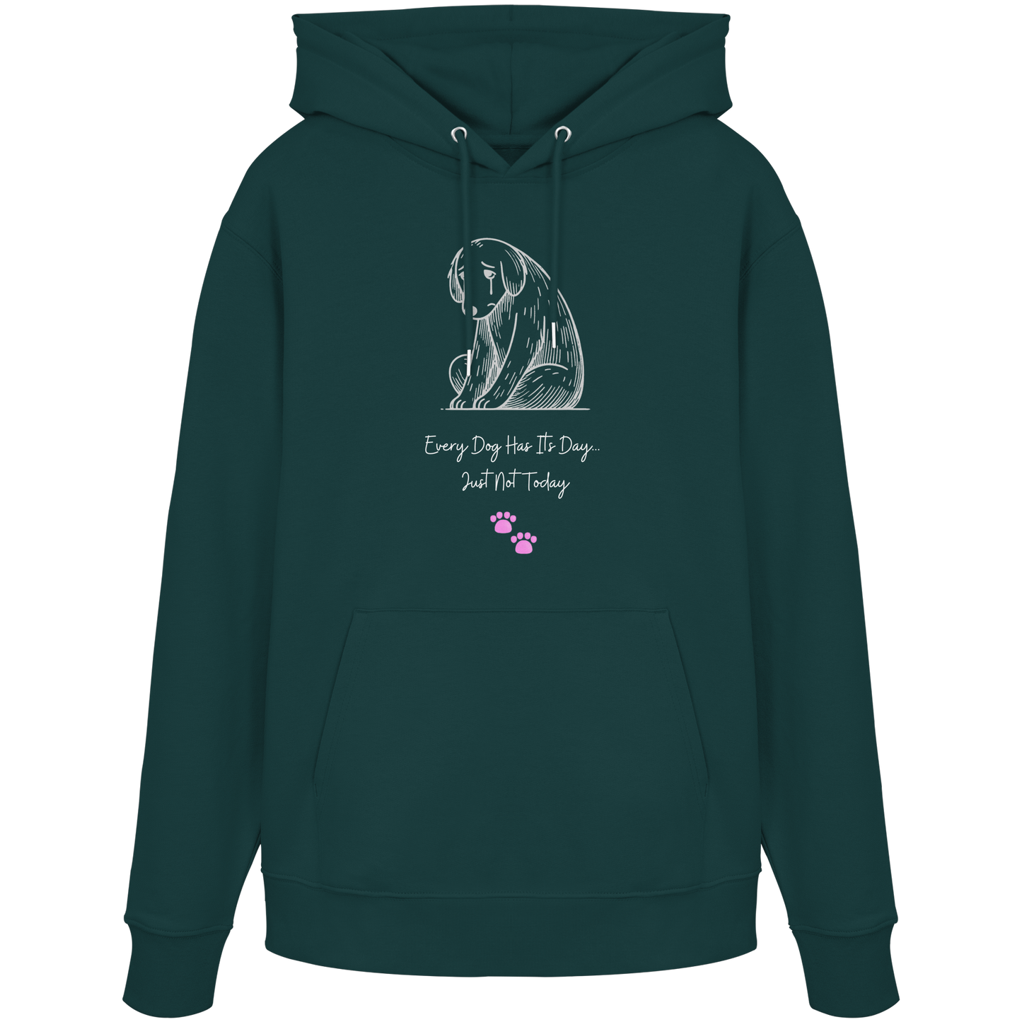 Hund depression - Organic Hoodie