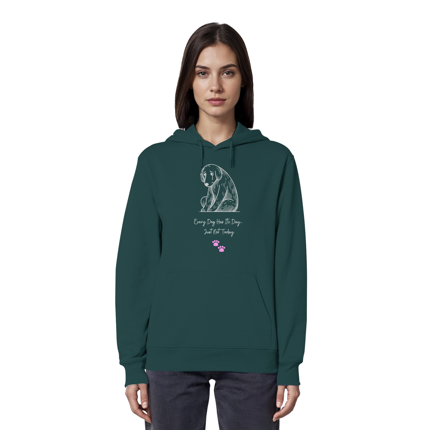 Hund depression - Organic Hoodie