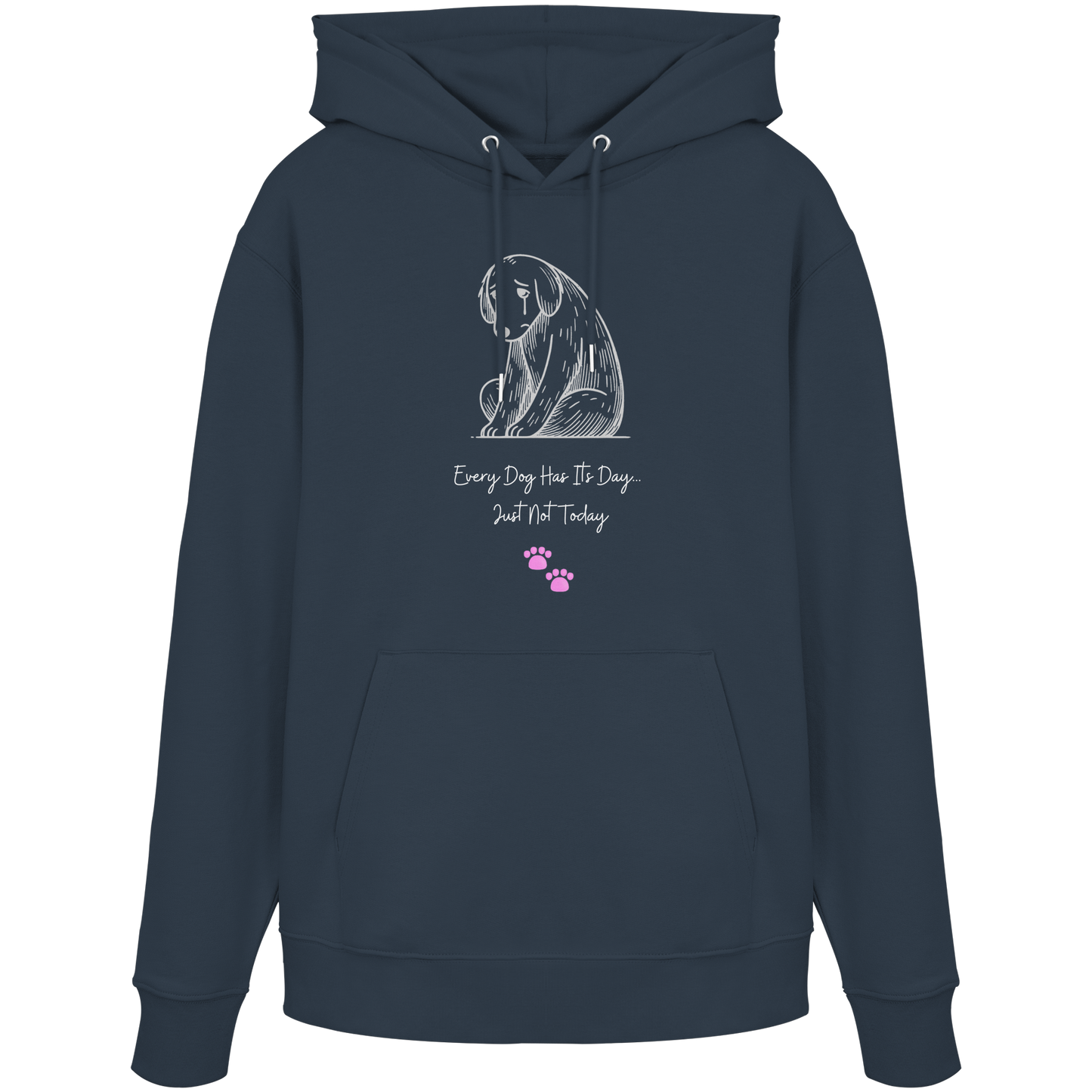 Hund depression - Organic Hoodie
