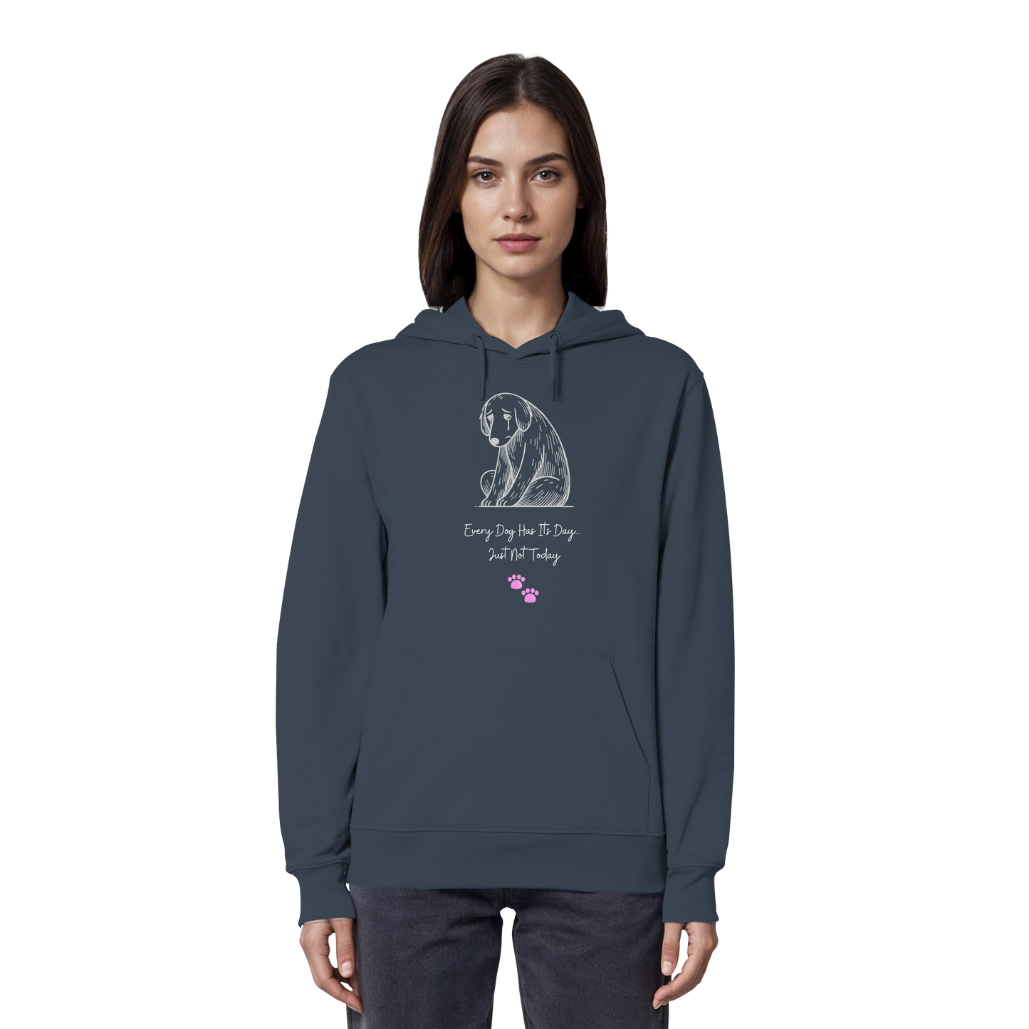 Hund depression - Organic Hoodie