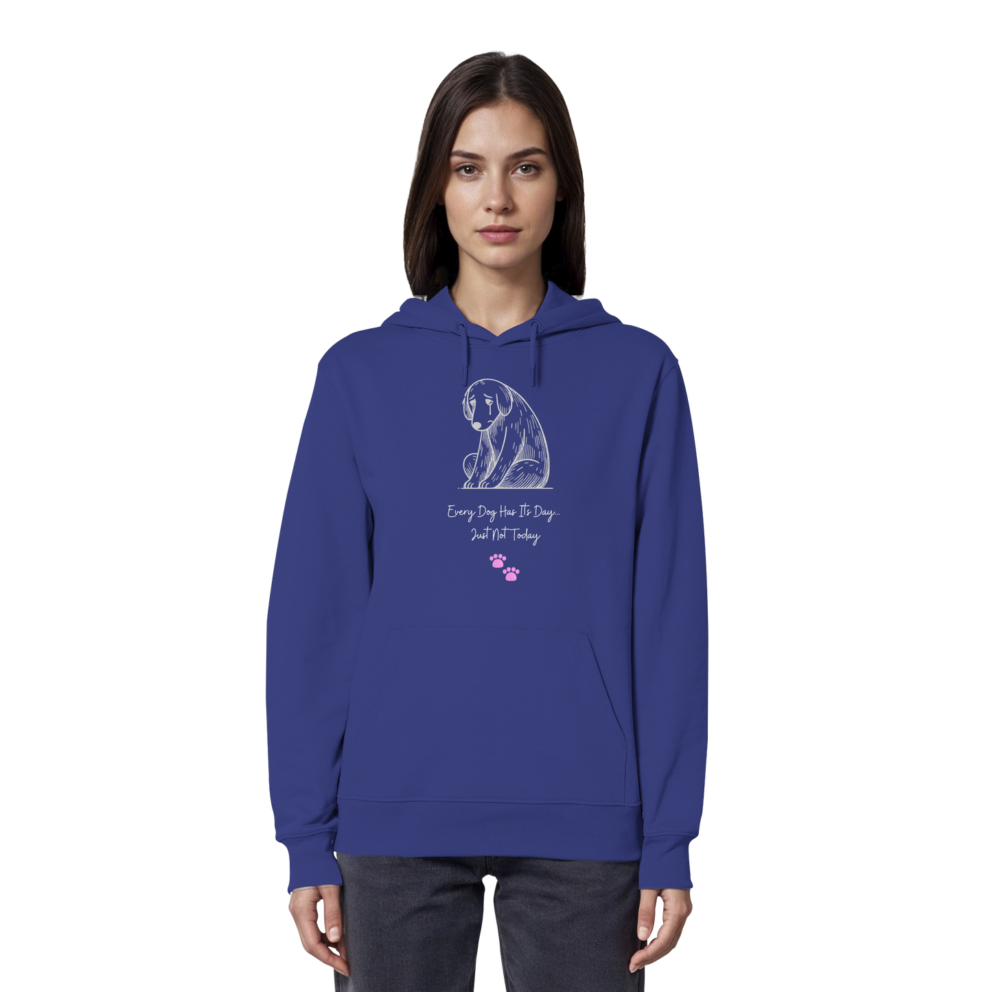 Hund depression - Organic Hoodie