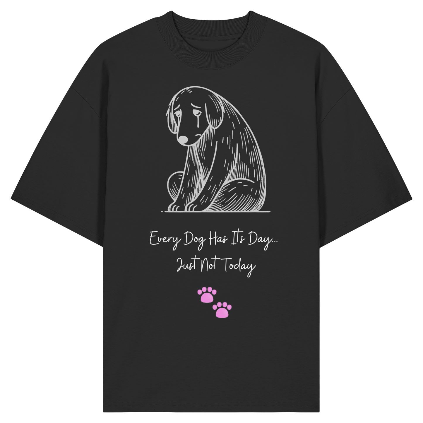 Hund depression - Organic Oversize Shirt