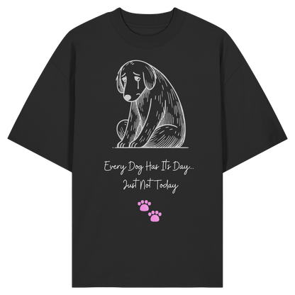 Hund depression - Organic Oversize Shirt