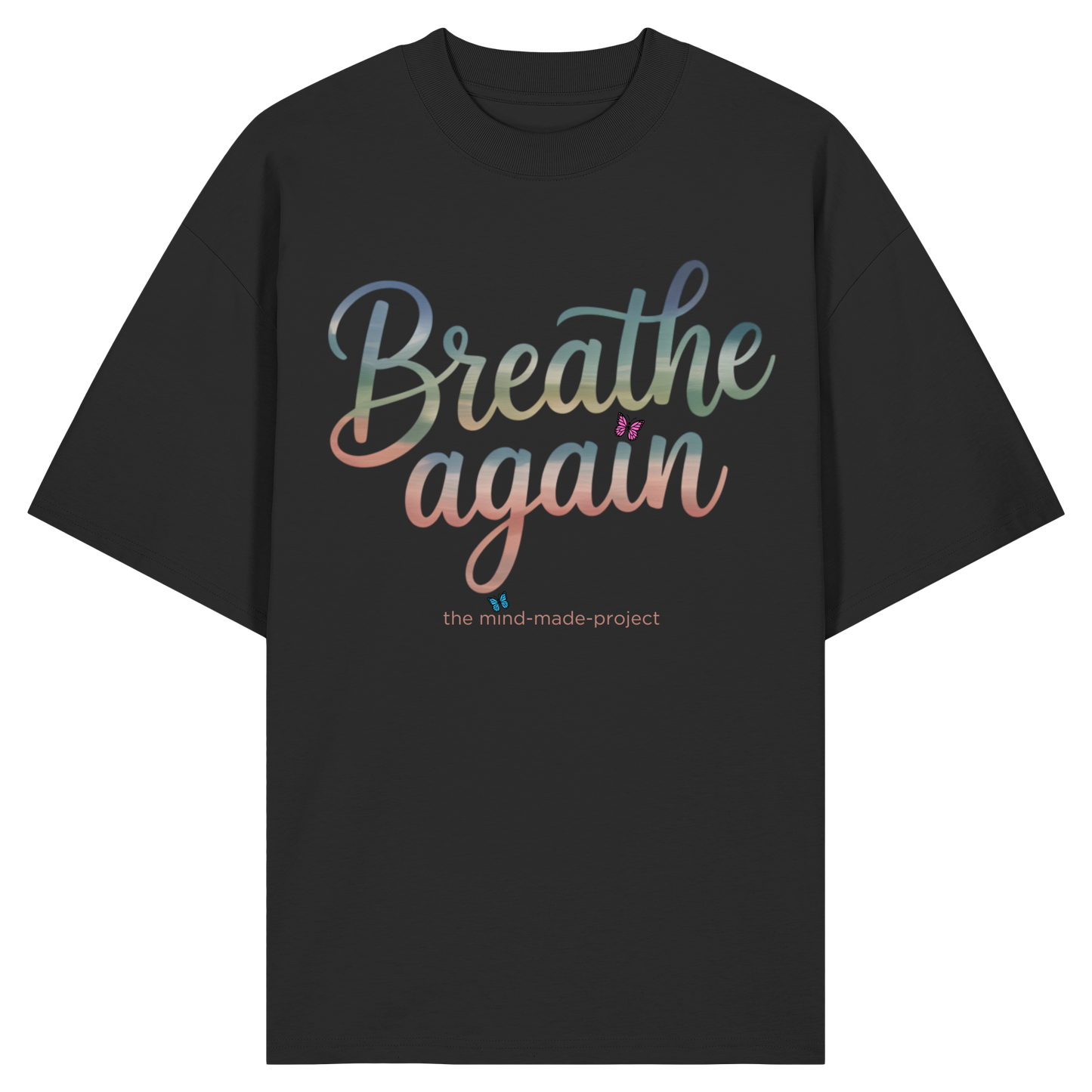 "breathe again" - Organic Oversize Shirt