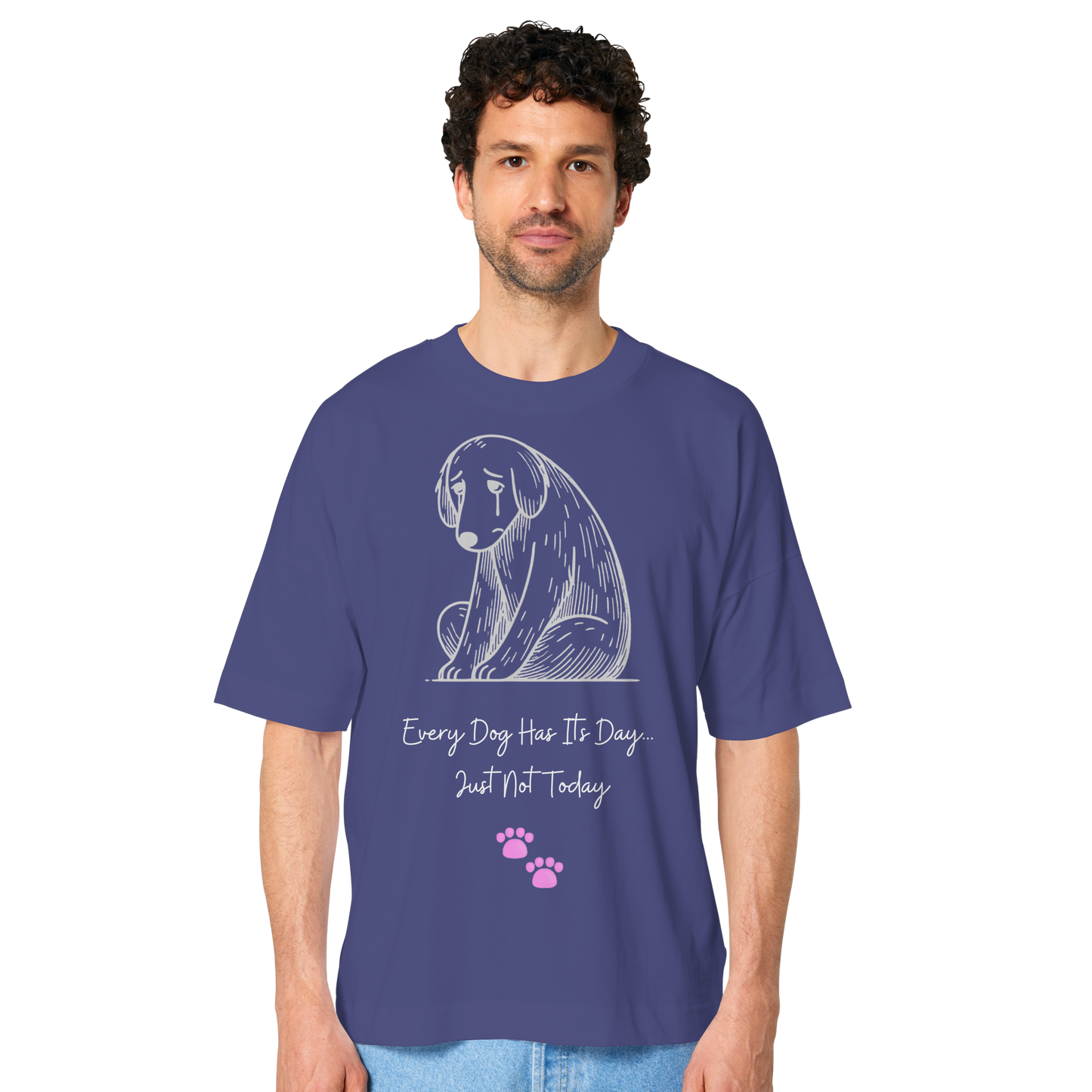 Hund depression - Organic Oversize Shirt