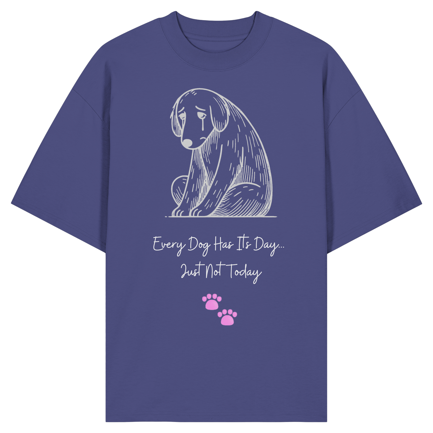 Hund depression - Organic Oversize Shirt