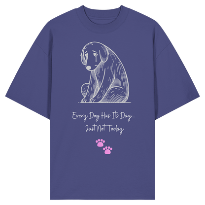 Hund depression - Organic Oversize Shirt