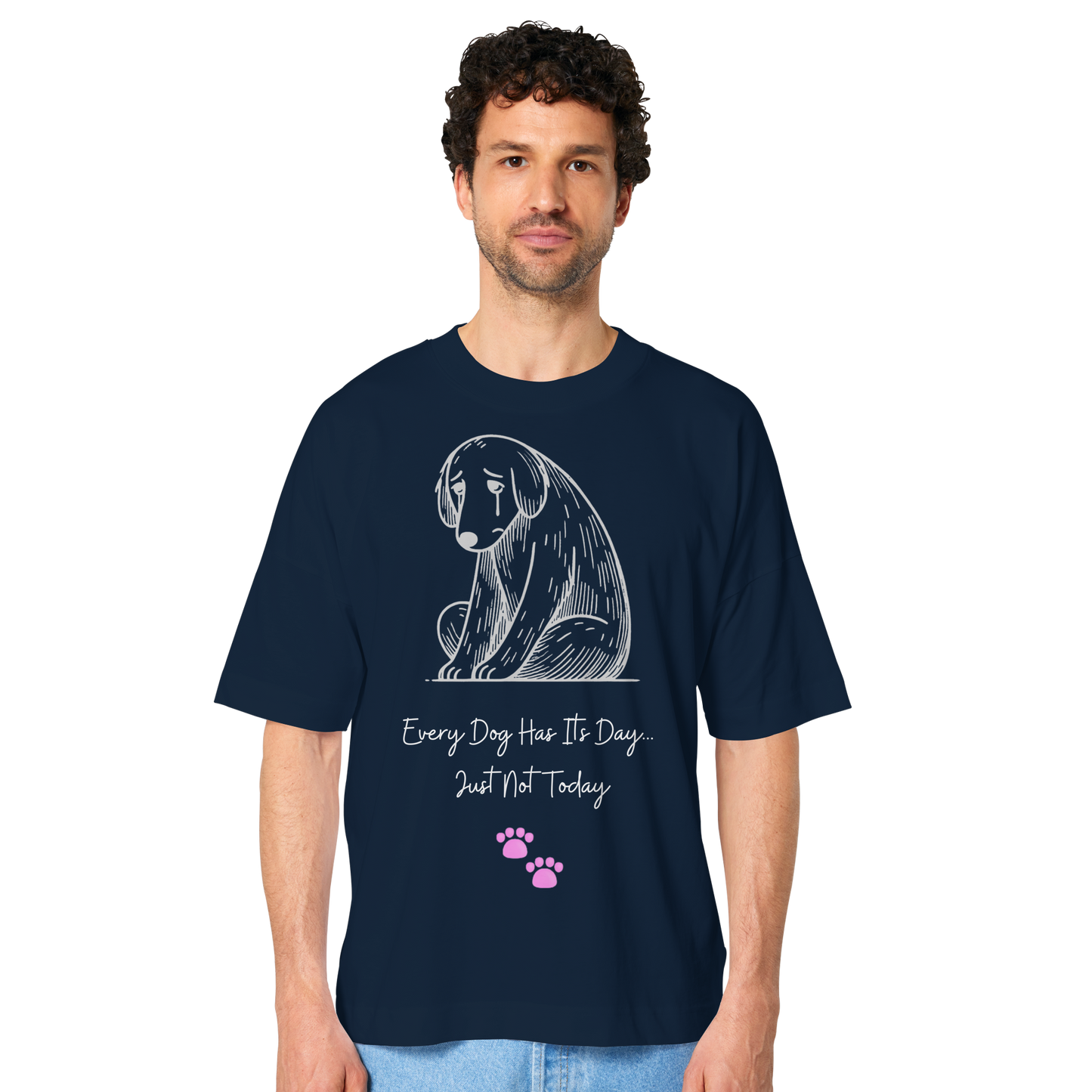 Hund depression - Organic Oversize Shirt