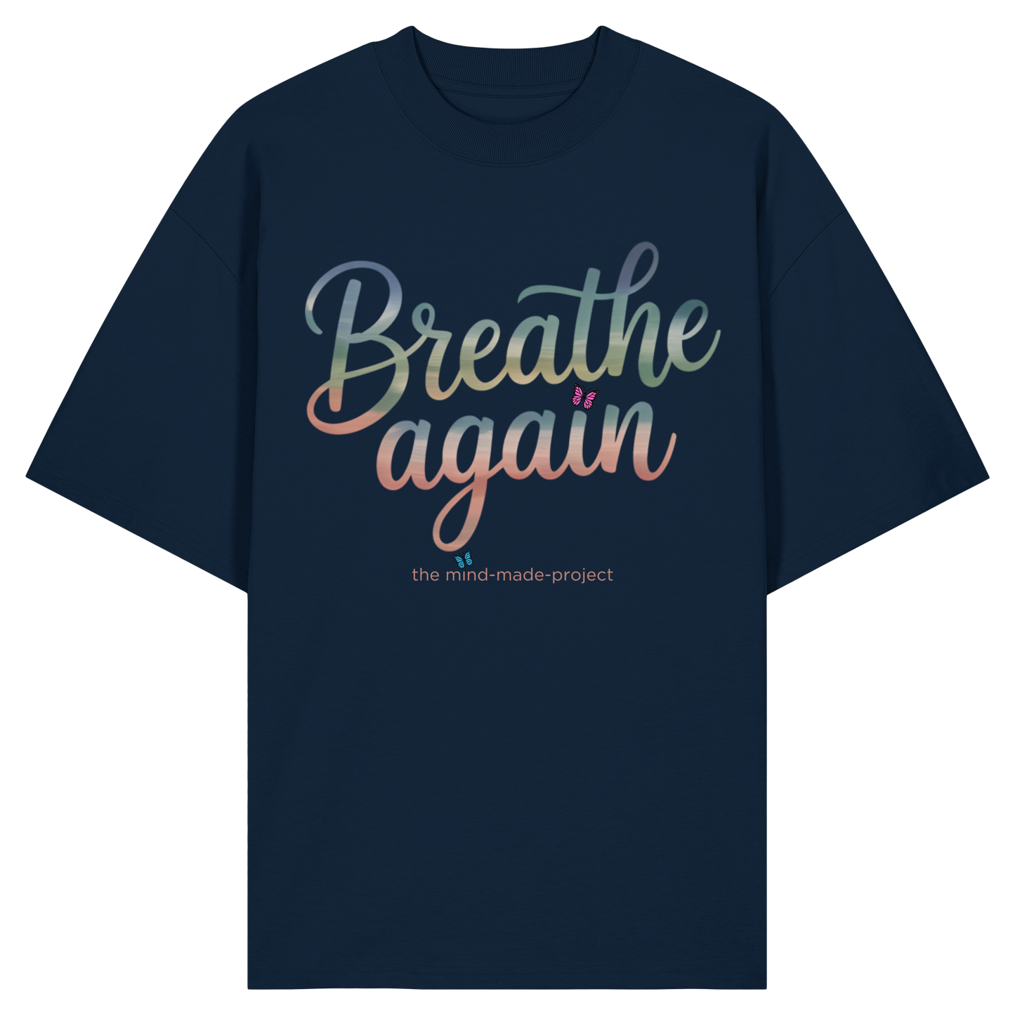 "breathe again" - Organic Oversize Shirt