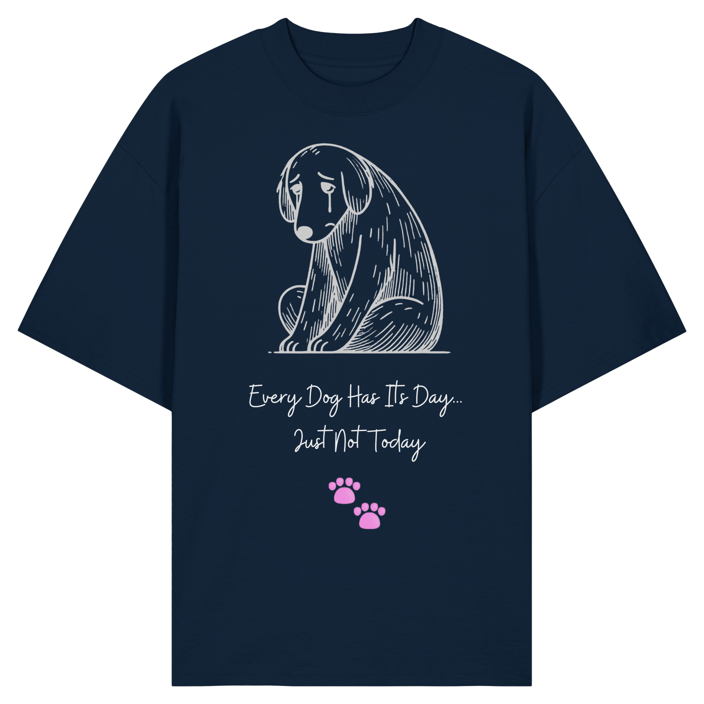 Hund depression - Organic Oversize Shirt