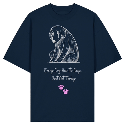 Hund depression - Organic Oversize Shirt