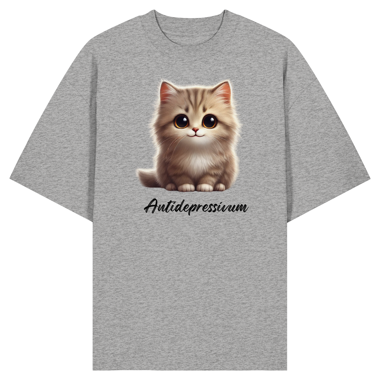 Katzen besser als Antidepressiva? - Organic Oversize Shirt