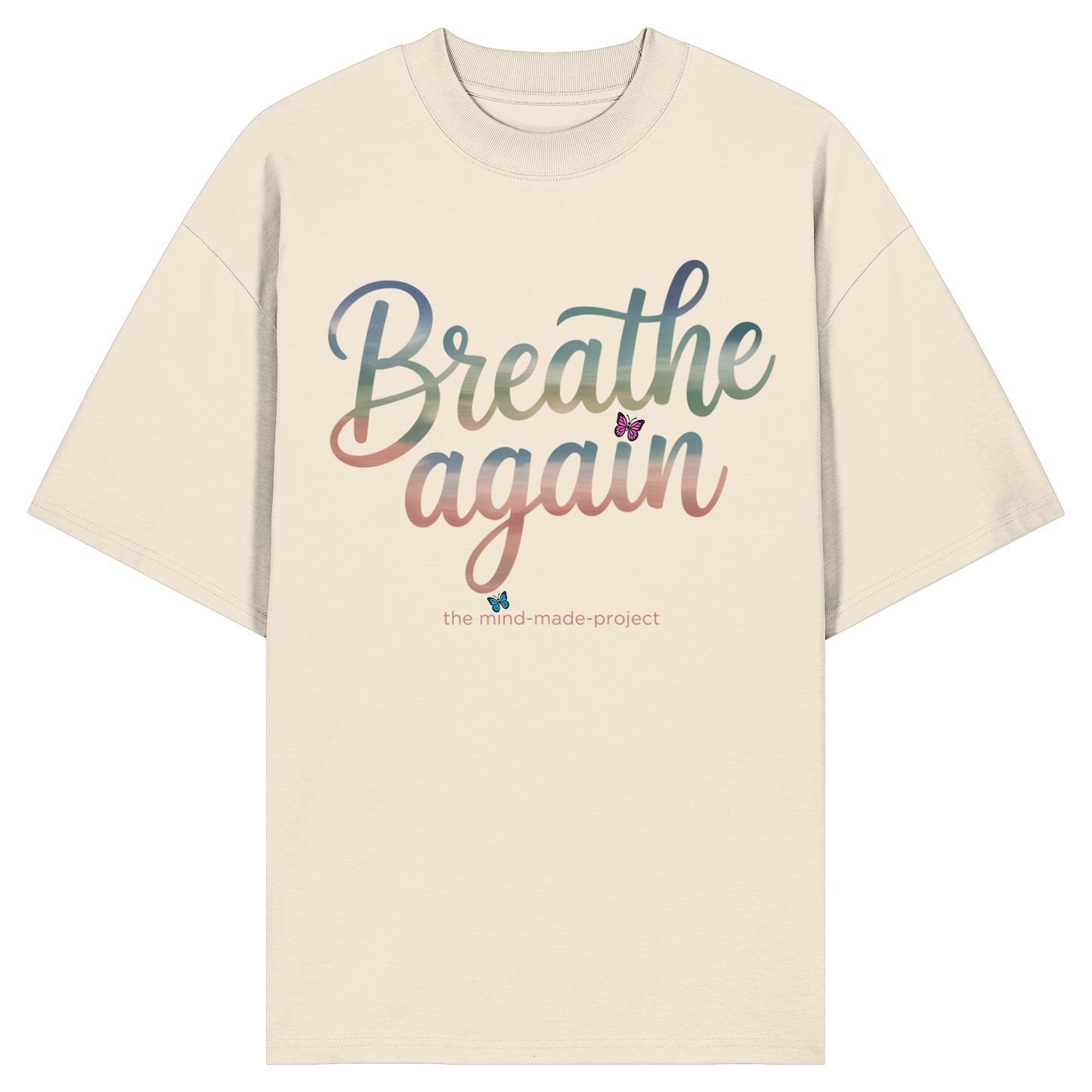 "breathe again" - Organic Oversize Shirt