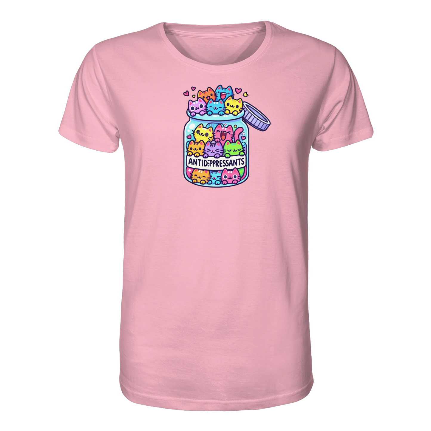 Katzen im Glas - Organic Shirt