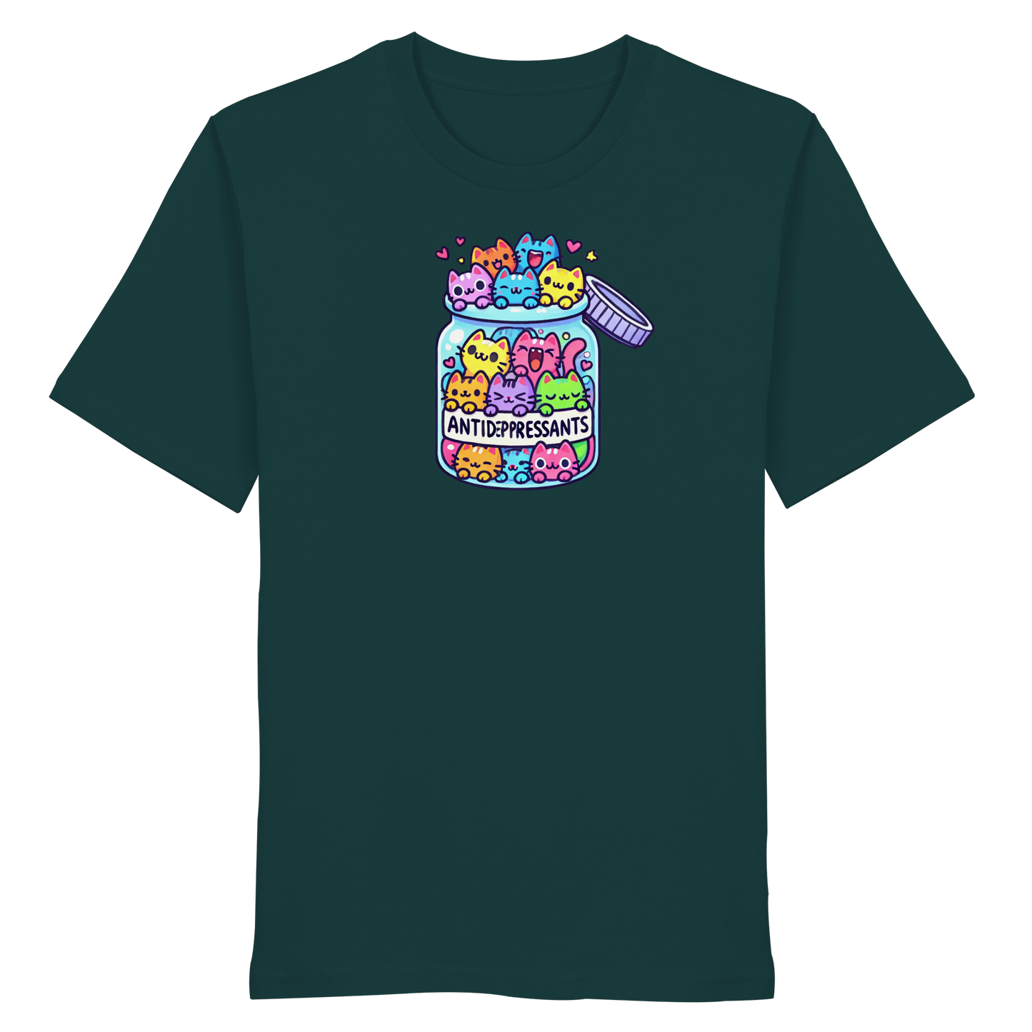 Katzen im Glas - Organic Shirt