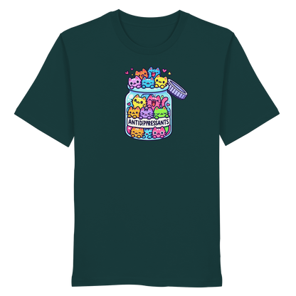 Katzen im Glas - Organic Shirt