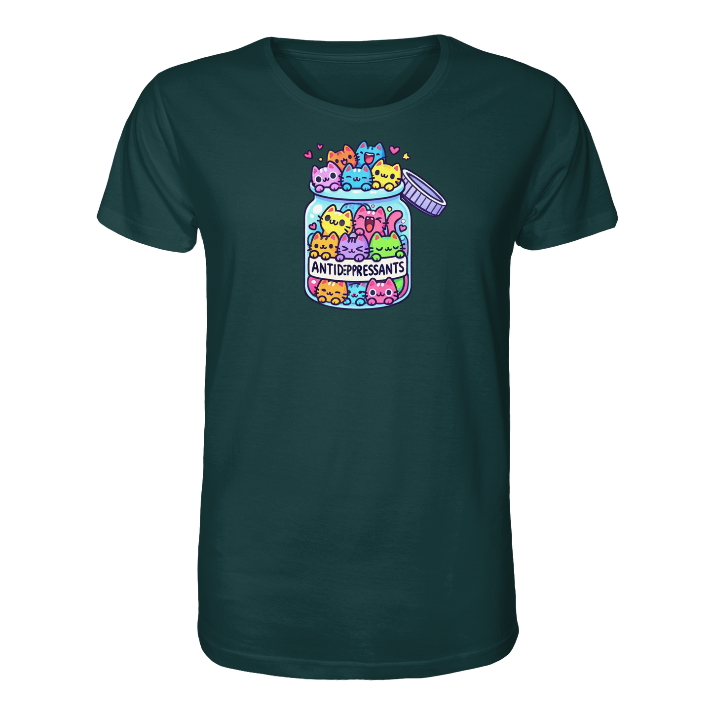 Katzen im Glas - Organic Shirt