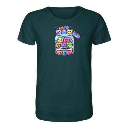 Katzen im Glas - Organic Shirt