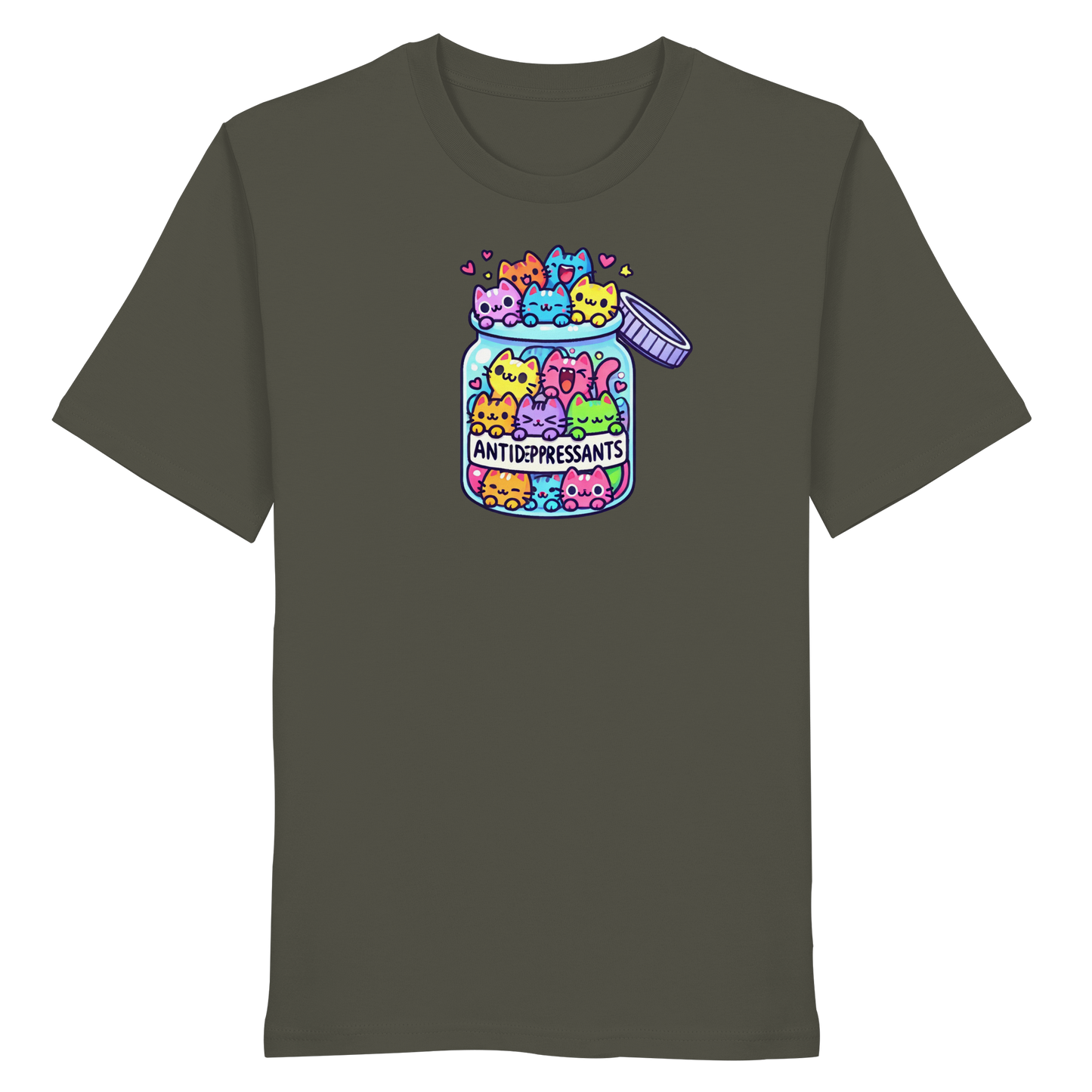 Katzen im Glas - Organic Shirt