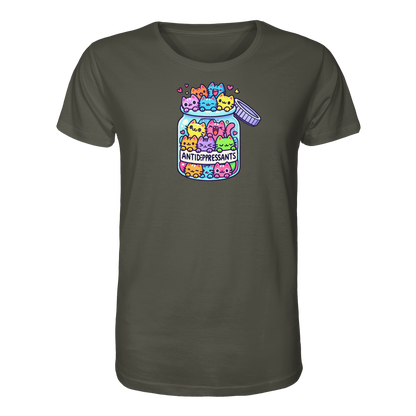 Katzen im Glas - Organic Shirt