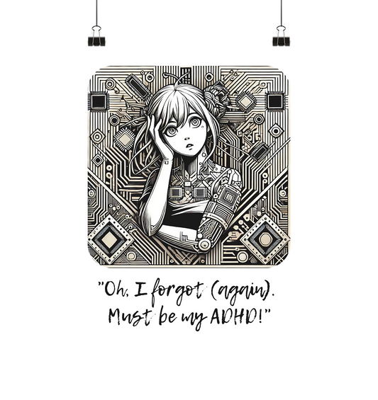 Oh it must be my ADHD - Poster 20x20