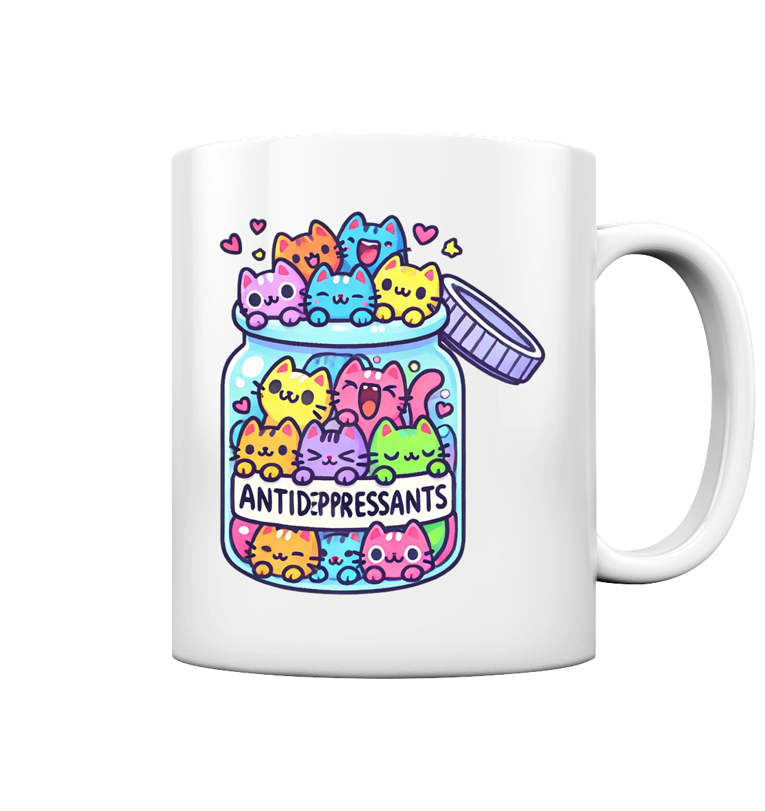 Katzen im Glas, oder wie hier Tasse
