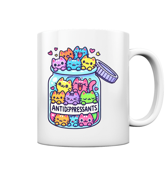 Katzen im Glas, oder wie hier Tasse