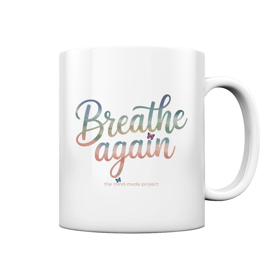 breathe again - Tasse glossy
